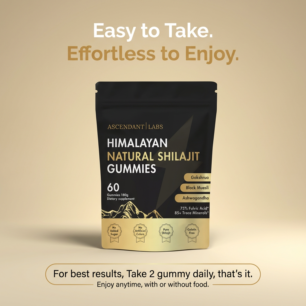 Gold Shilajit Gummies – 7 in 1 Support 3